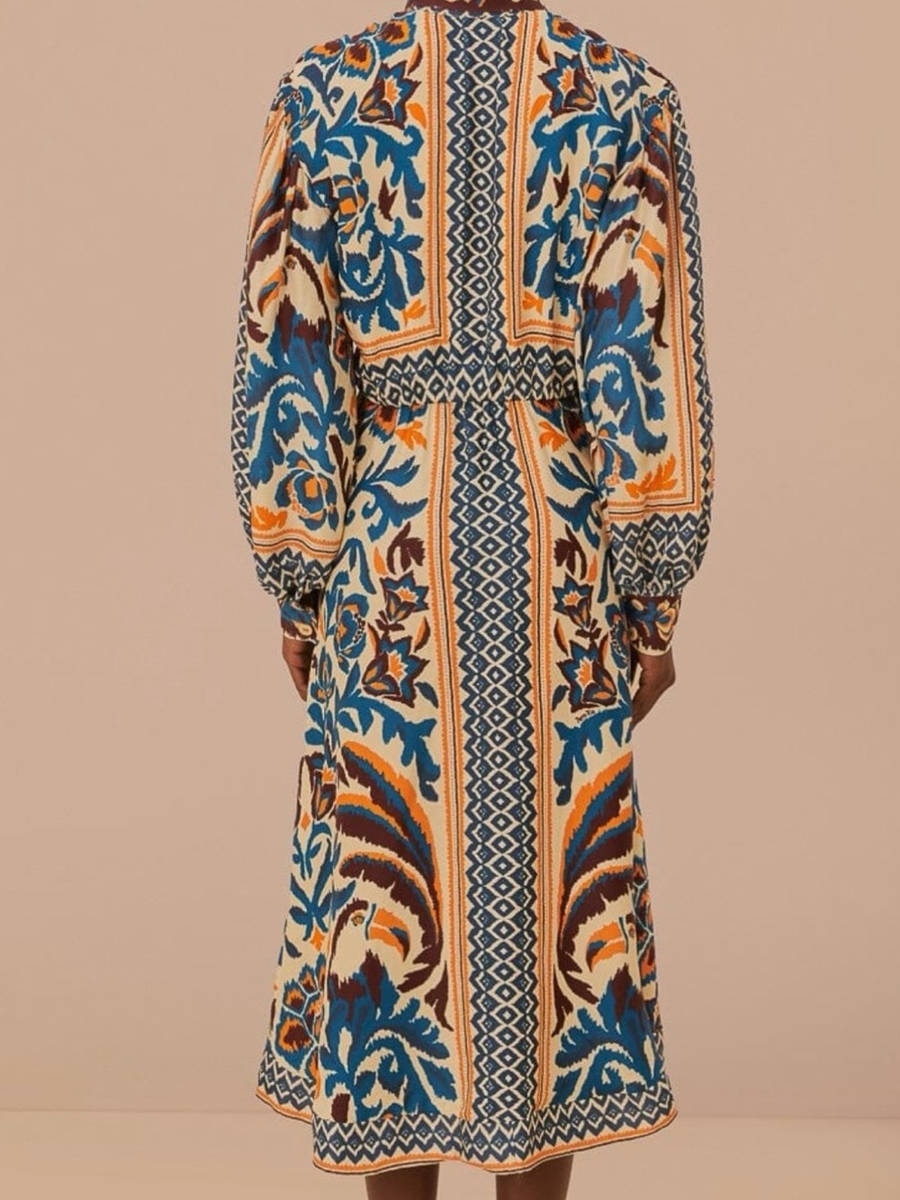 Farm Rio Toucans
Scarf Cutout Midi Dress - Picture 9 of 15